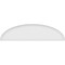 Ekena Millwork Elliptical Smooth Architectural Grade PVC Pediment, 68"W x 18"H x 2"P PEDPS068X180ELL00 - alternate 3